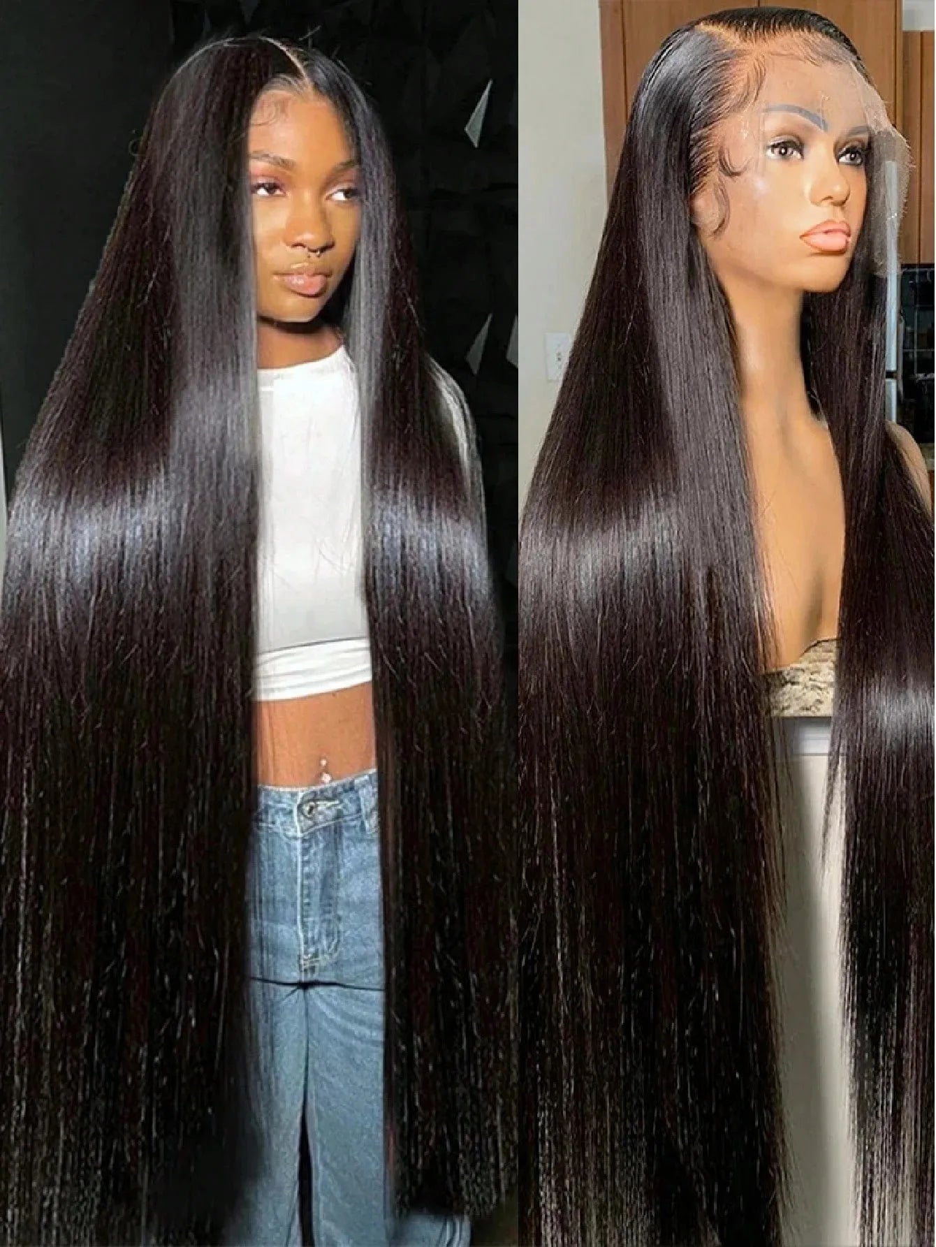 Natural Black Wigs