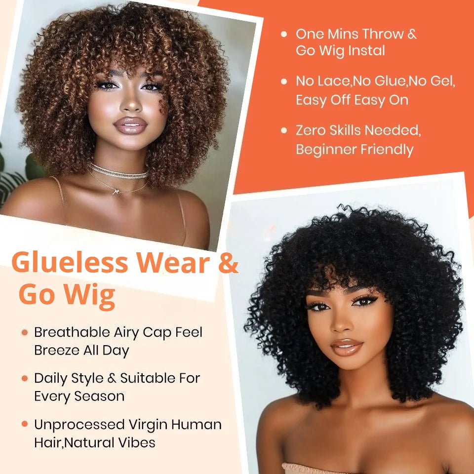 Curly Bob Wigs
