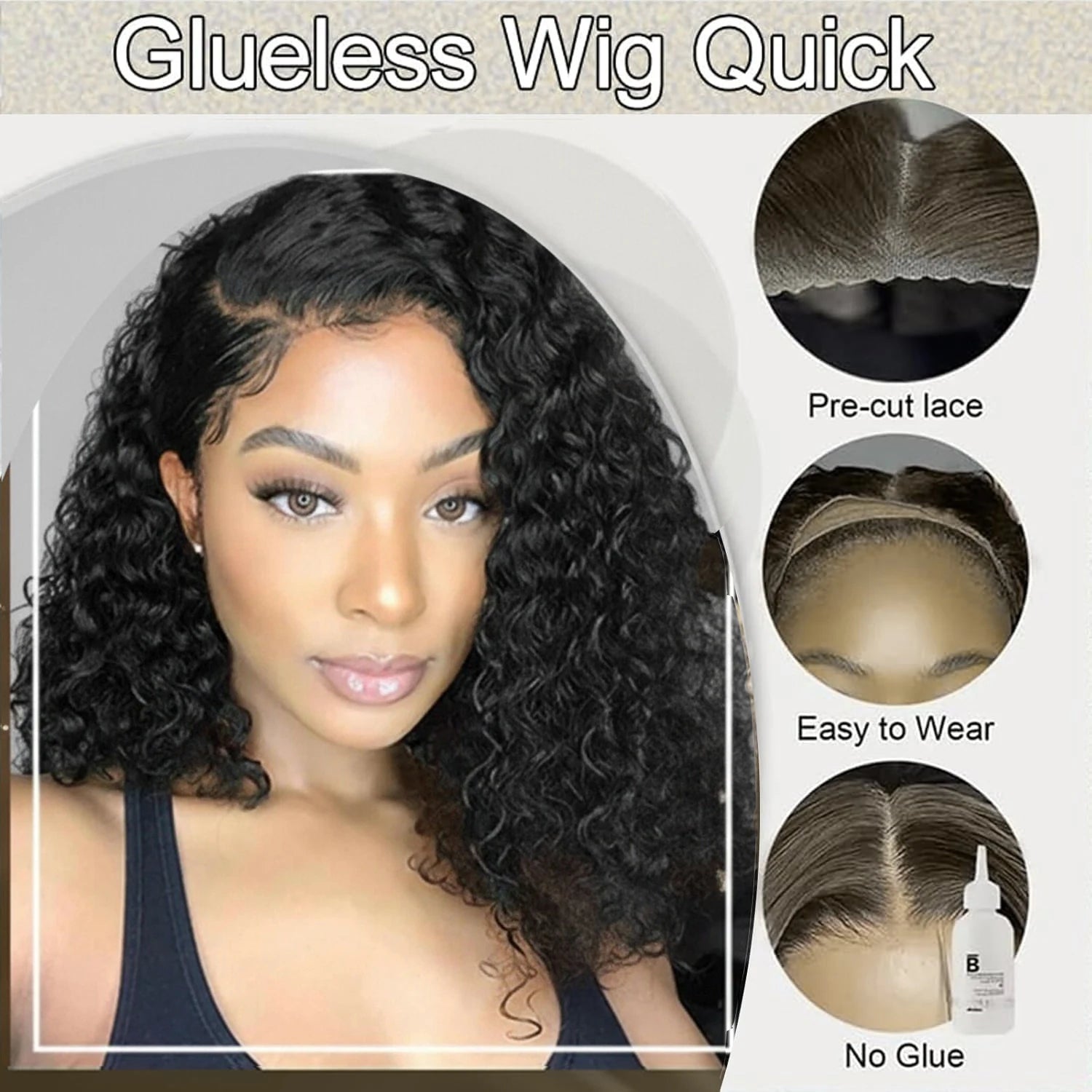 Curly Bob Wig