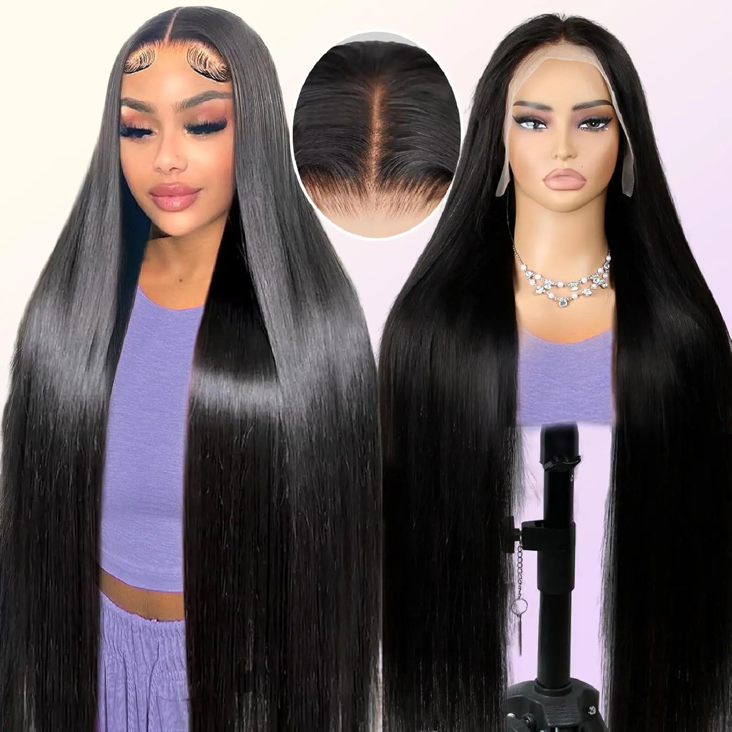 Natural Black Wigs